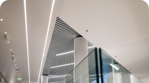 Interior de edificio comercial